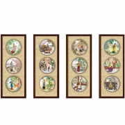 东方收藏 红楼梦十二彩盘